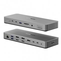 ALOGIC TB4DU4 laptop dock/port replicator Wired Thunderbolt Grey, Black