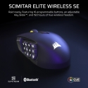 Corsair Scimitar Elite Wireless SE mouse Gaming Right-hand RF Wireless + Bluetooth Optical 33000 DPI