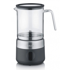 Graef MS802 Automatic milk frother/warmer Black, Stainless steel