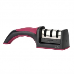 JATA HACC4541 knife sharpener Pull through knife sharpener Black, Red