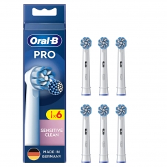 Oral-B Sensitive Clean 6 kpl Valkoinen