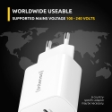 Intenso Power Adapter W20C, 20W, USB-C port, white