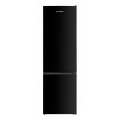 Heinner HC-HM262BKE++ combi-fridge Freestanding 262 L Black