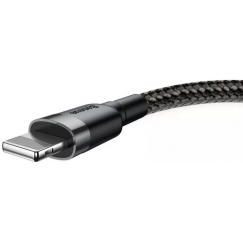 Baseus CALKLF-CG1 lightning cable 2 m Grey, Black