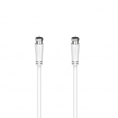Hama 00205063 coaxial cable 1.5 m F White