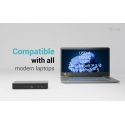 i-tec CAINTGDUAL4KDOCPD dokstacija Vadu USB 3.2 Gen 1 (3.1 Gen 1) Type-C Melns