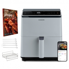 Cosori Dual Blaze Одиночный 6,4 L Автономный 1750 W Аэрофритюрница с горячим воздухом Светло-серый