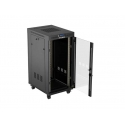Lanberg FF01-6824-12BL rack cabinet 24U Freestanding rack Black