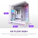 NZXT H9 Flow RGB+ „Midi Tower“ Balta
