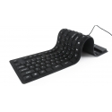 Gembird KB-109F-B клавиатура USB + PS/2 QWERTY Черный