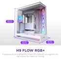 NZXT H9 Flow RGB „Midi Tower“ Balta NZXT H9 Flow RGB „Midi Tower“ Balta