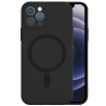 Mocco MagSilicone Soft Back Case Silicone Case for Apple iPhone 12 Pro Black