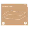 DELTACO OFFICE Document shelf mounted on profile (DELO-0151), white / DELO-0154 DELTACO OFFICE Document shelf mounted on profile (DELO-0151), white / DELO-0154