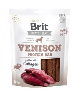 BRIT JERKY Venison Protein BAR 200g