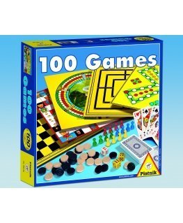 PIATNIK Набор настольных игр 100 игр LV+RUS