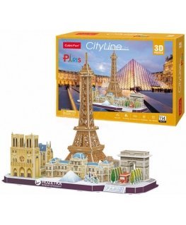 CUBICFUN 3D puzle „Parīze“