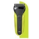 Braun Series 3 300BT Rotation shaver Trimmer Black, Green