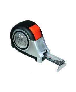 Roulette Bahco Inox MTS 5m x 25mm with aut. brake, rubberized, magnet