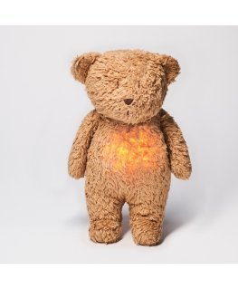 Moonie The Humming Friend makes sleeping easier, cappuccino