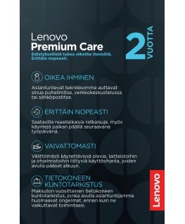 Lenovo Services 2-year Premium Care service extension, activation card