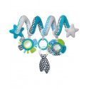 CANPOL BABIES interactive crib / stroller toy spiral Zig Zag, 68 / 063_blu