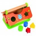BINO Wooden house - shape sorter