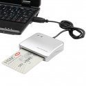DNI ID Card Reader PC / SC / CCID ISO7816 USB (+ SIM) White