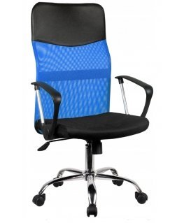 Topeshop KRZESŁO NEMO NIEBIESKIE office/computer chair Padded seat Mesh backrest