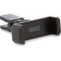 Wave Ventclip -autoteline, musta