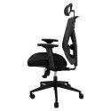 Executive chair OFFICE4YOU MIKE, plastic base, black color.