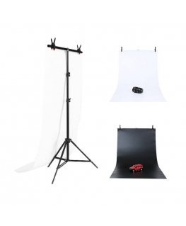 Puluz Photo studio background support 70x200cm + Backdrops 2 pcs DCA0976