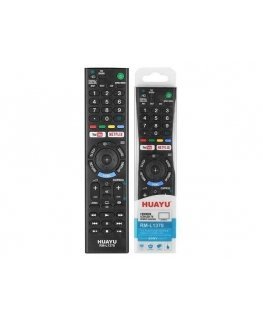 HQ LXH1370 TV remote control SONY LCD / LED / 3D / Netflix RM-L1370 / Black
