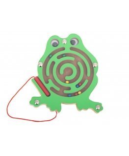 RoGer Magnetic Ball Labyrinth with LED sound Frog Green