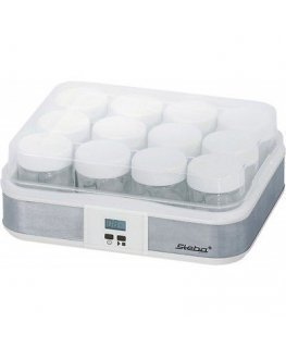 Steba JM 2 yoghurt maker stainless steel / white