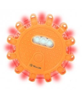 Tellur Basic LED emergency signal and flashlight, 3 x AAA, magnetic, orange