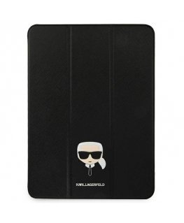 Karl Lagerfeld Saffiano KLFC12OKHK Book Cover Case For Tablet Apple iPad 12.9" Pro 2021 Black