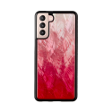 iKins case for Samsung Galaxy S21+ pink lake juodas