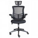 Office chair OFFICE4YOU RAGUSA, with armrests, black