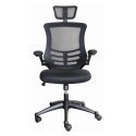 Office chair OFFICE4YOU RAGUSA, with armrests, black