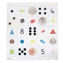 TTS Bee-Bot transparent mat with pockets (4 x 6 squares)