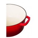 Grandfeu pot with lid, red, 3,5 l