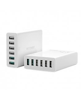 Blitzwolf BW-S15 Charger 6x USB, QC 3.0, 60 W (white)