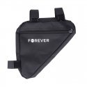 Forever FB-100 Double Fix Waterproof Bicycle Front Frame Bottom possitioned Bag (20c x19cmx4cm) Black