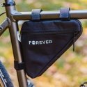 Forever FB-100 Double Fix Waterproof Bicycle Front Frame Bottom possitioned Bag (20c x19cmx4cm) Black