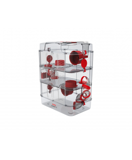 ZOLUX Klatka RODY3 TRIO kol. czerwony