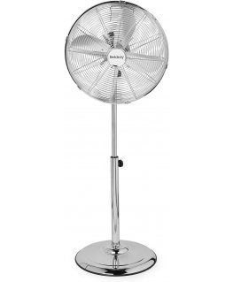 Beldray EH3263VDE chrome pedestal fan