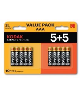 Kodak XTRALIFE Alkaline AAA 10 (5+5 pack)