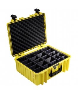 B&W Outdoor Case Type 6000 yellow padded partition insert