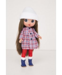 Munecas Arias Lėlytė DUNIJA, Languota suknytė