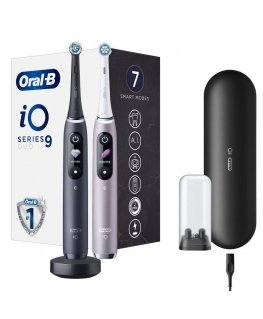 BRAUN iOM9D.2J2.2AD Duo Black/Rose toothbrush (2 handles)